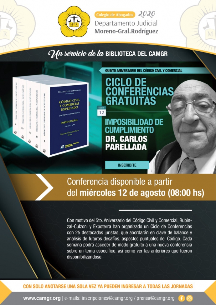 CICLO DE CONFERENCIAS GRAUITAS